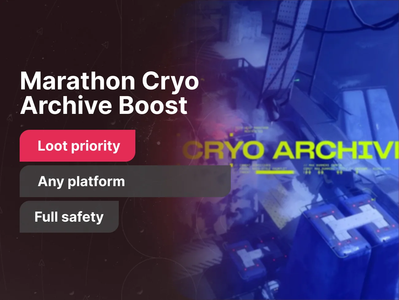 Marathon Cryo Archive Boost